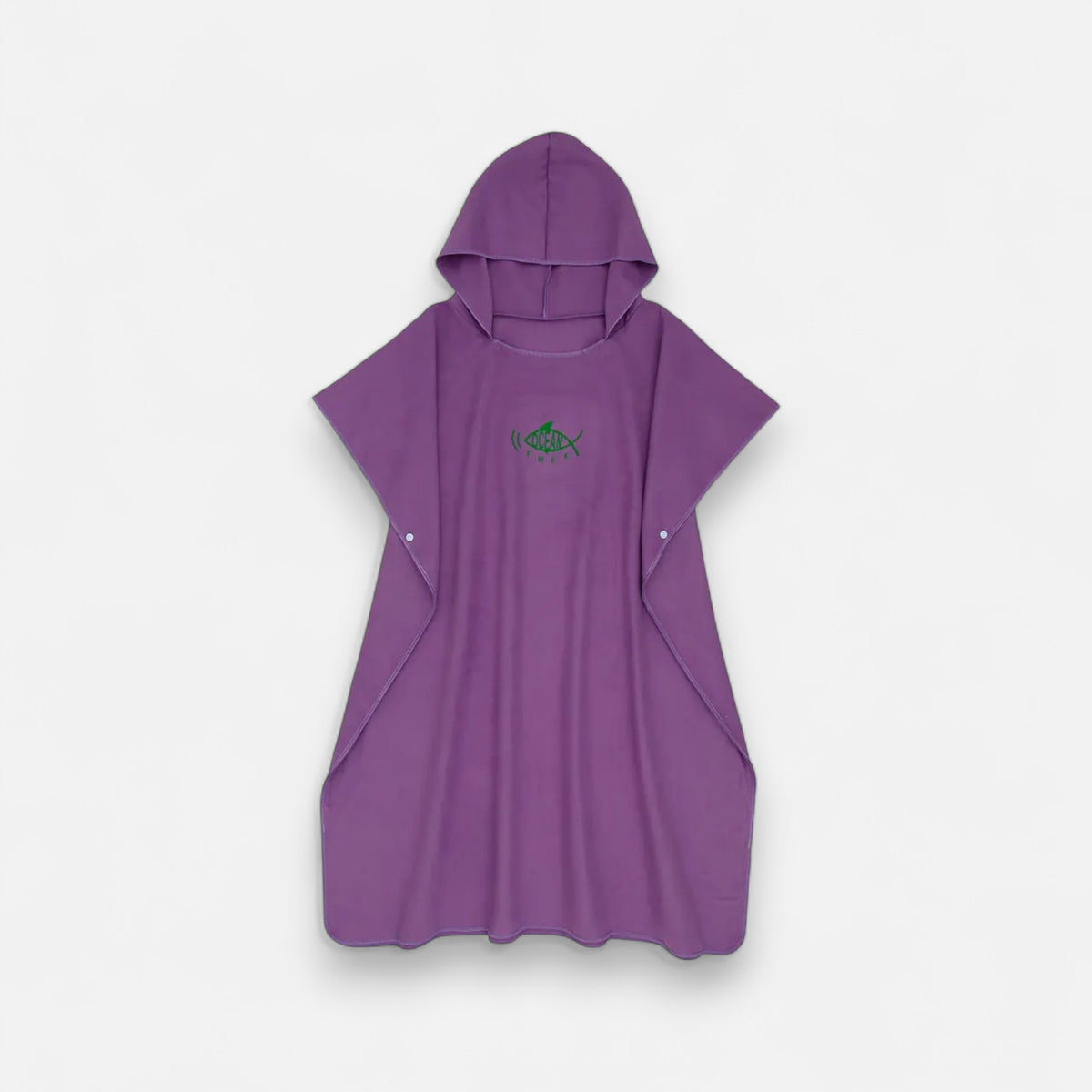 Poncho de bain femme motif poisson