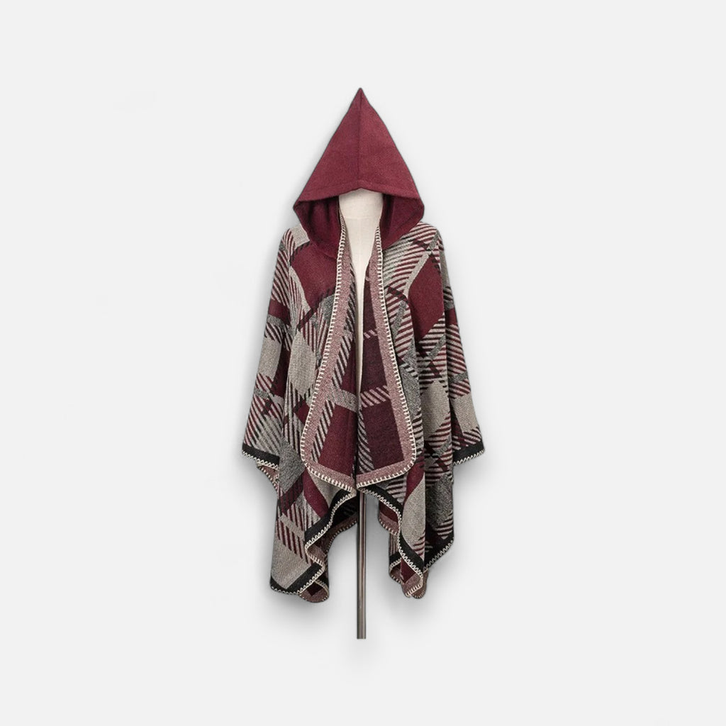 Poncho chaud homme raffiné