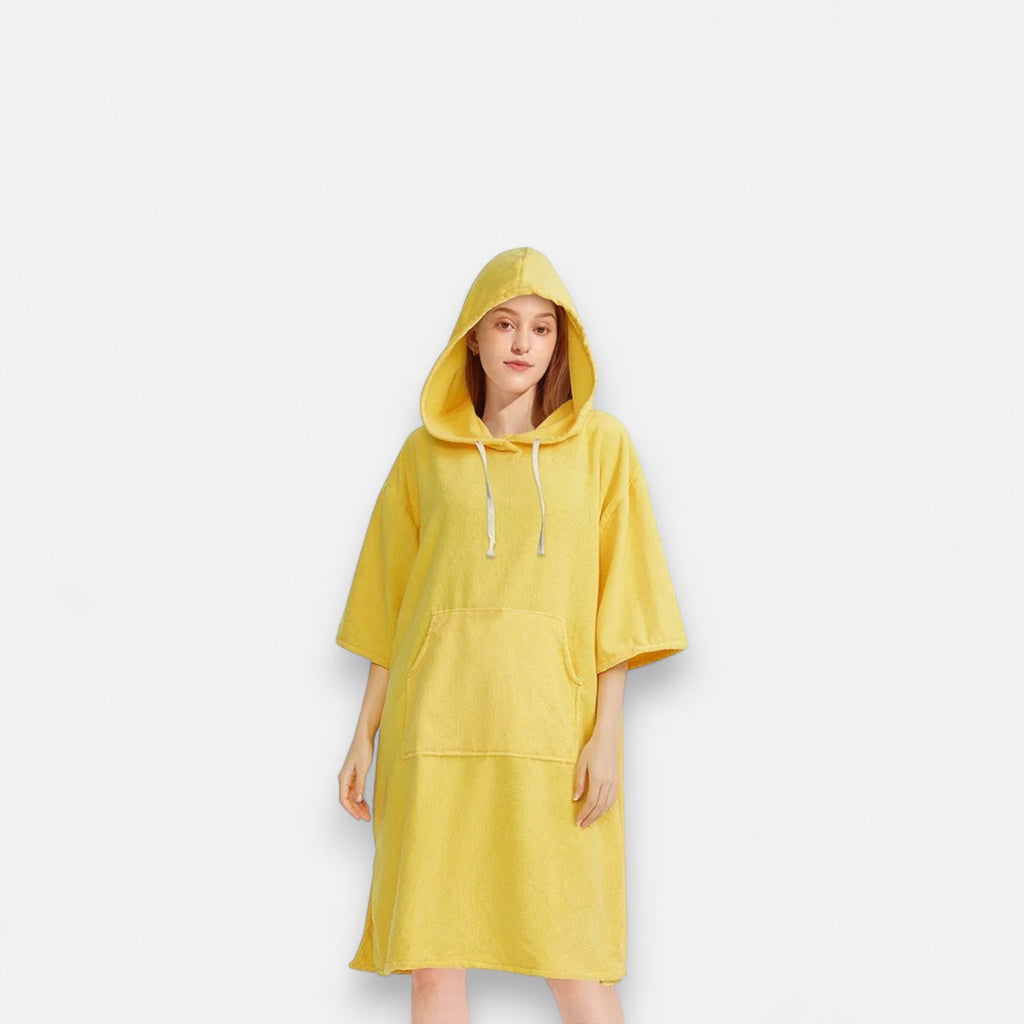 Poncho de bain femme style décontracté