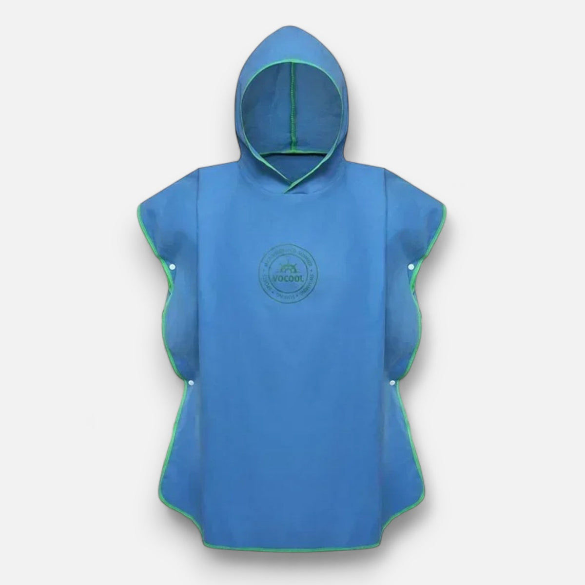 Poncho surf enfant microfibre à capuche