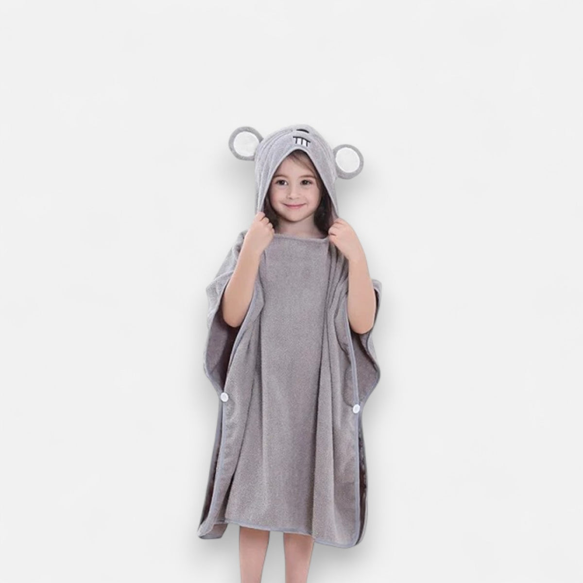 Poncho surf enfant à capuche animaux