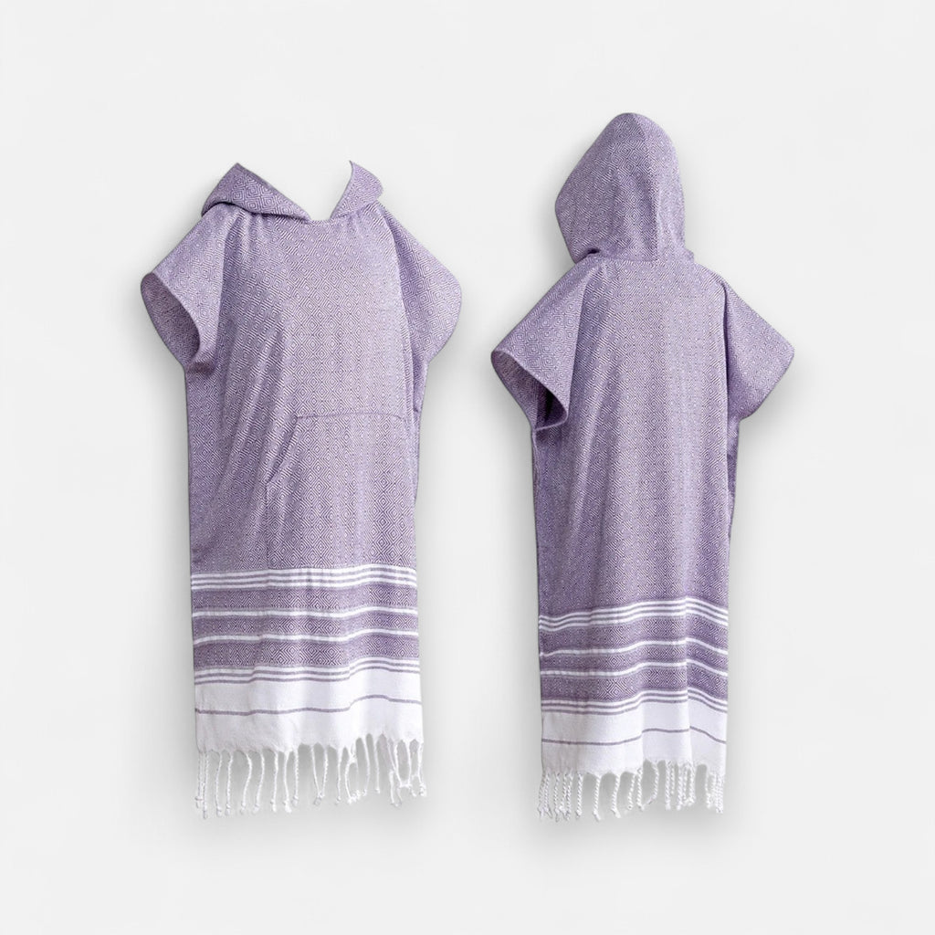 Poncho serviette homme à capuche