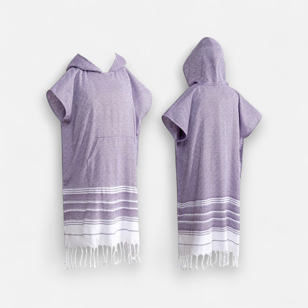 Poncho serviette homme à capuche