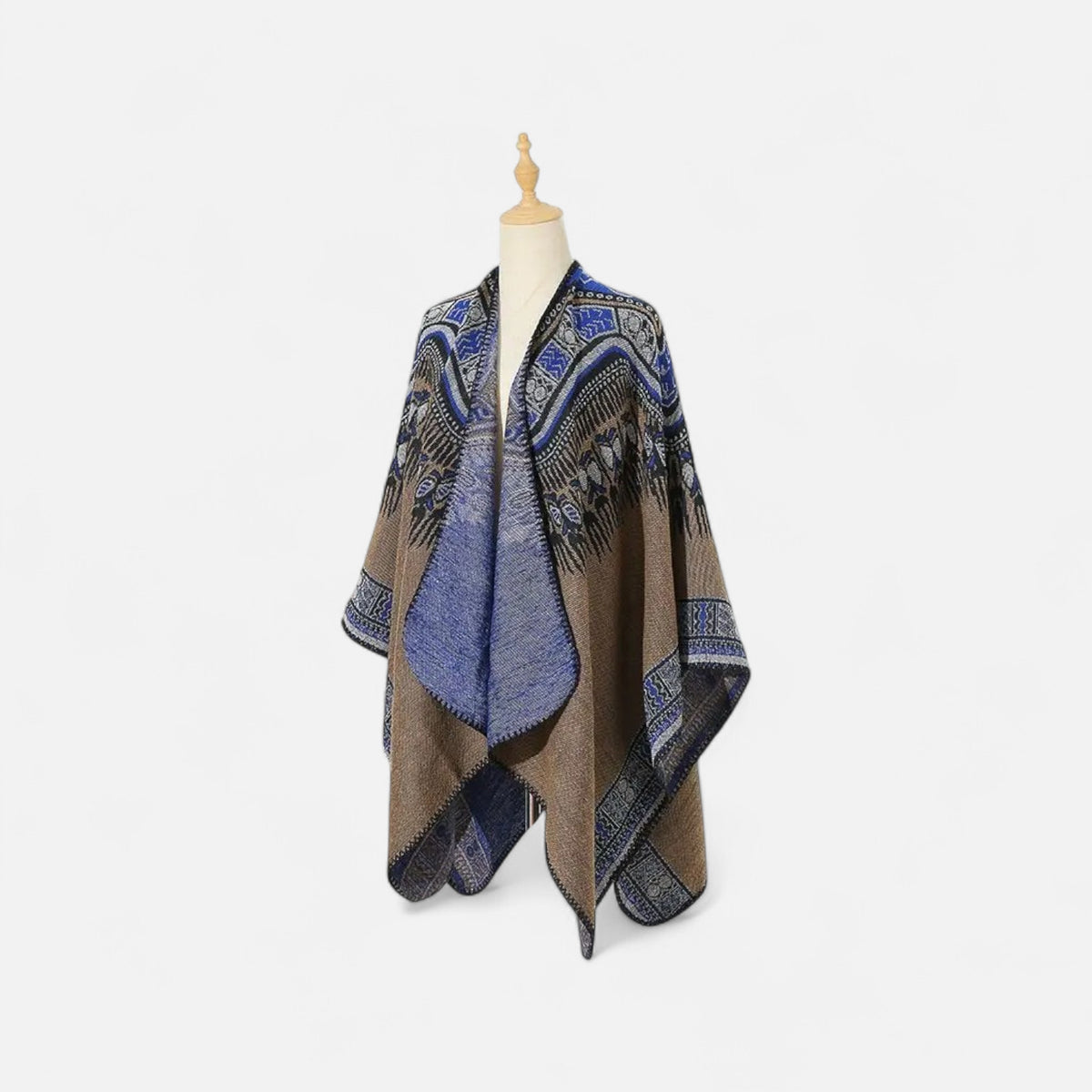 Poncho chaud homme élégant