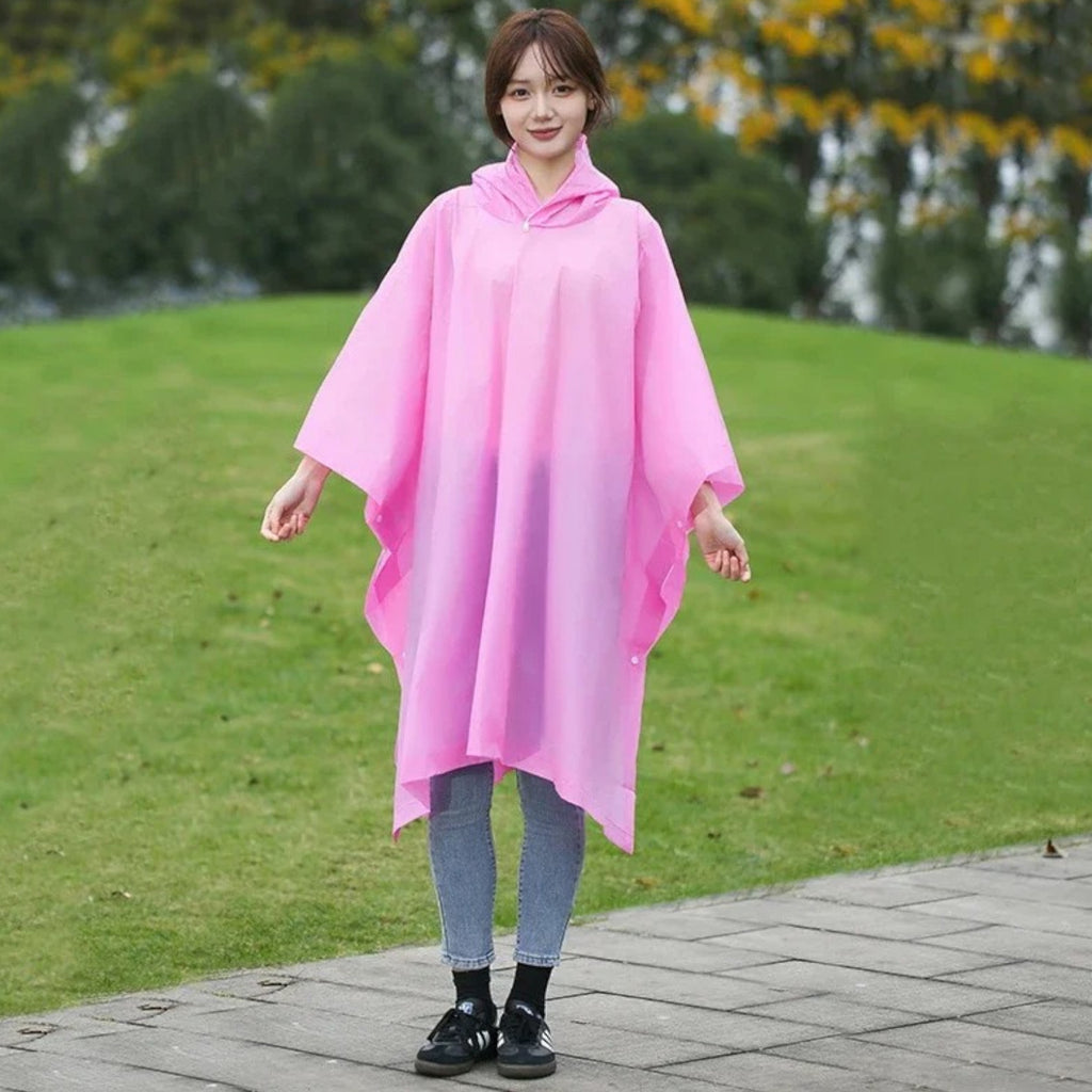 Poncho pluie femme léger