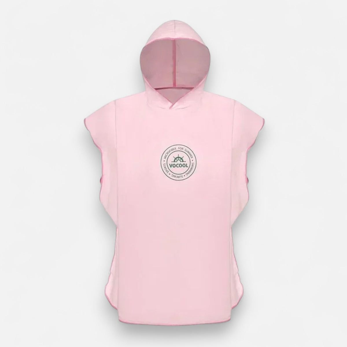 Poncho surf enfant microfibre à capuche