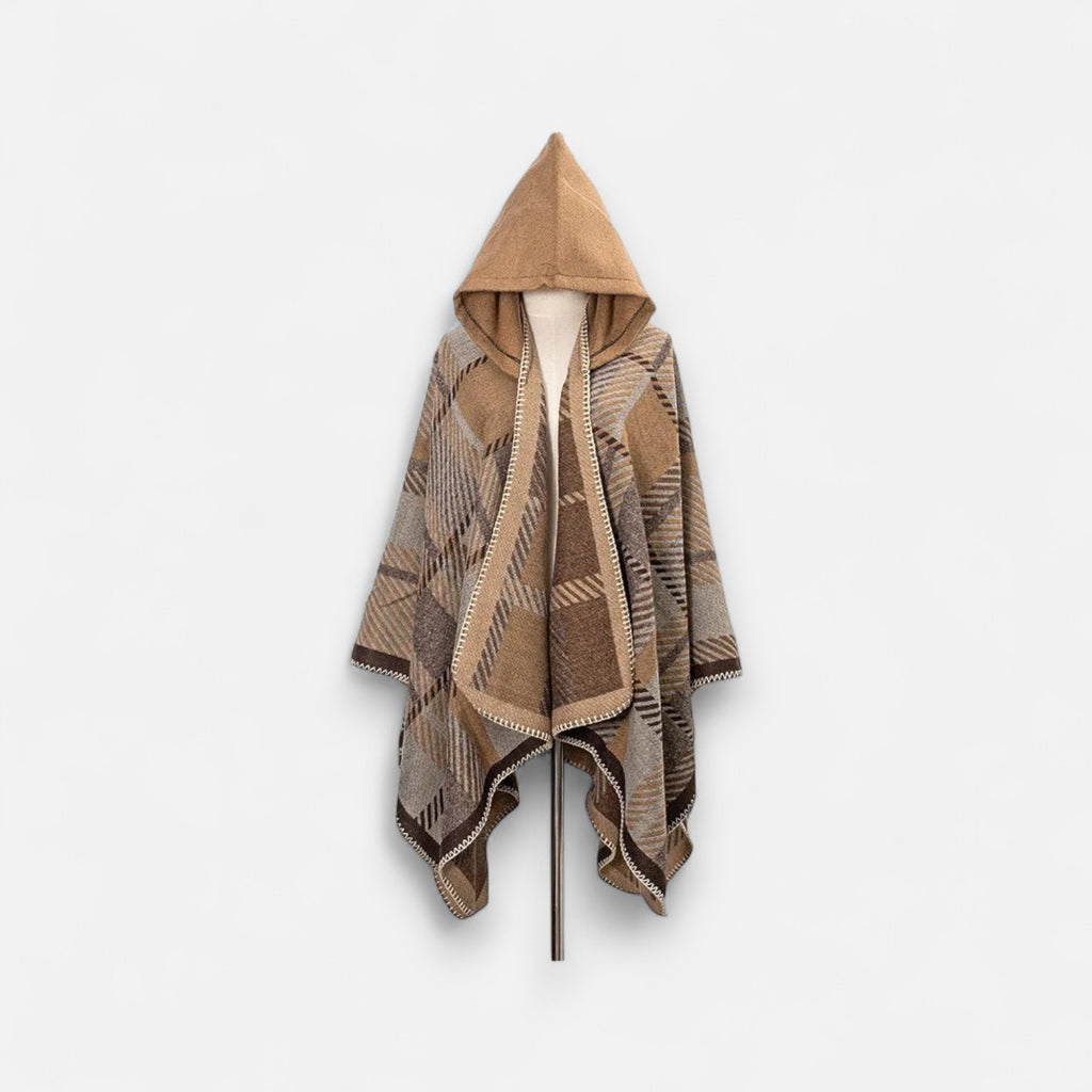 Poncho chaud homme raffiné