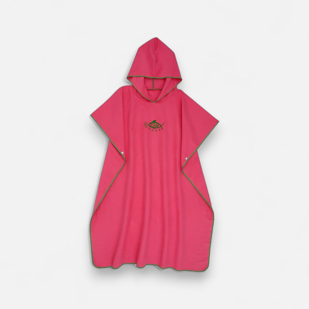 Poncho de bain femme motif poisson