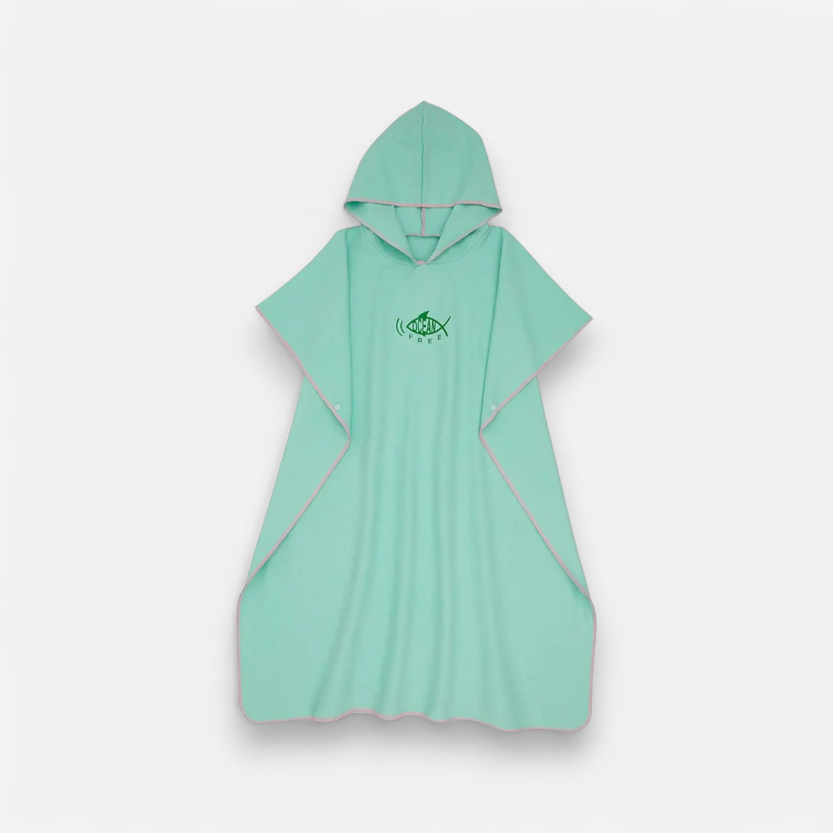 Poncho de bain femme motif poisson