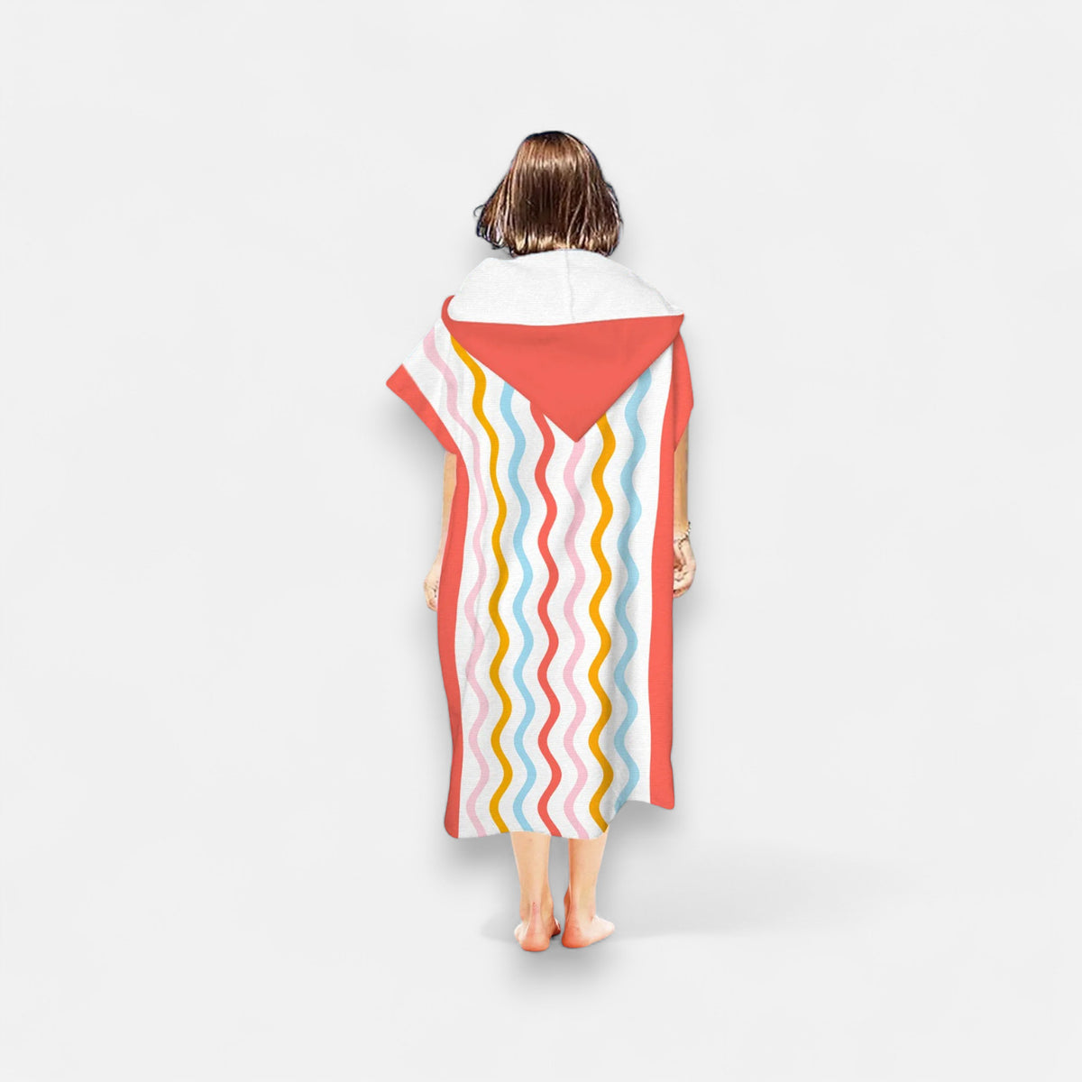 Poncho surf femme lifestyle