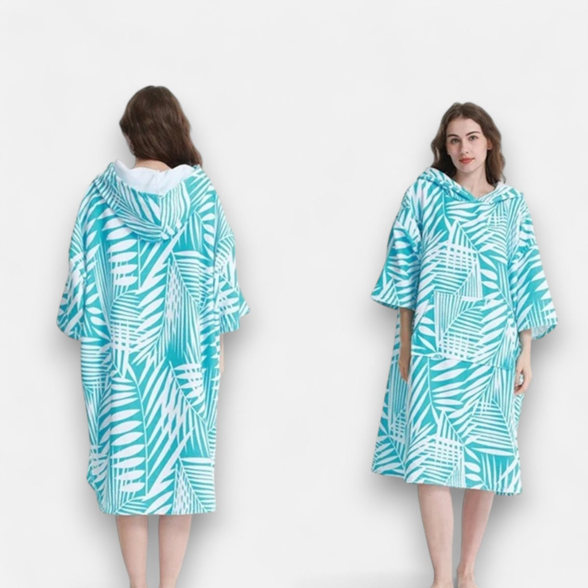 Poncho surf femme tropical
