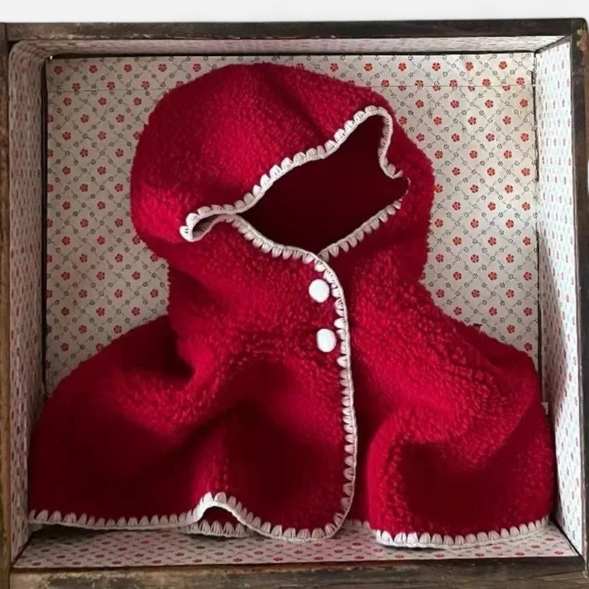 Poncho moumoute bébé