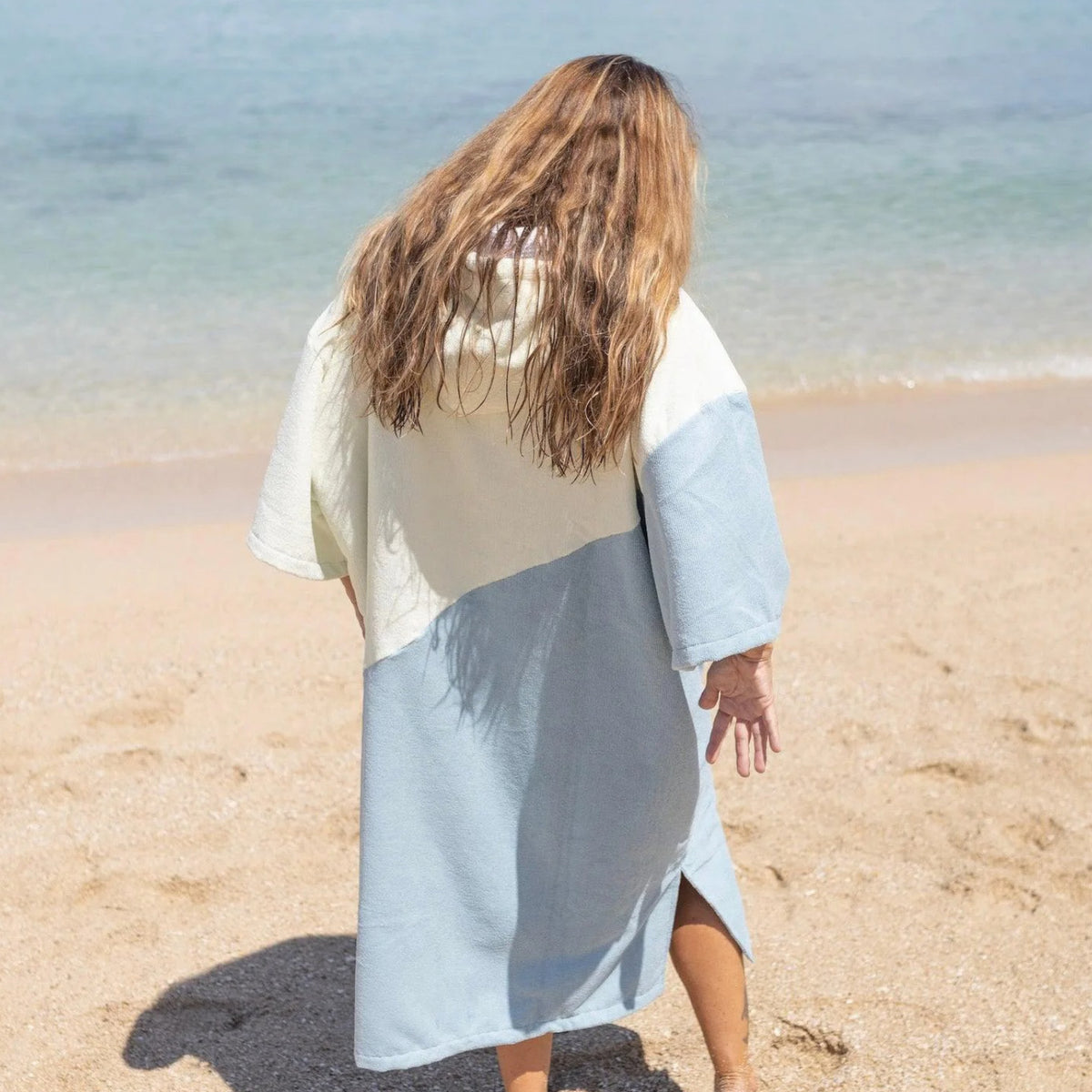 Poncho de bain femme design