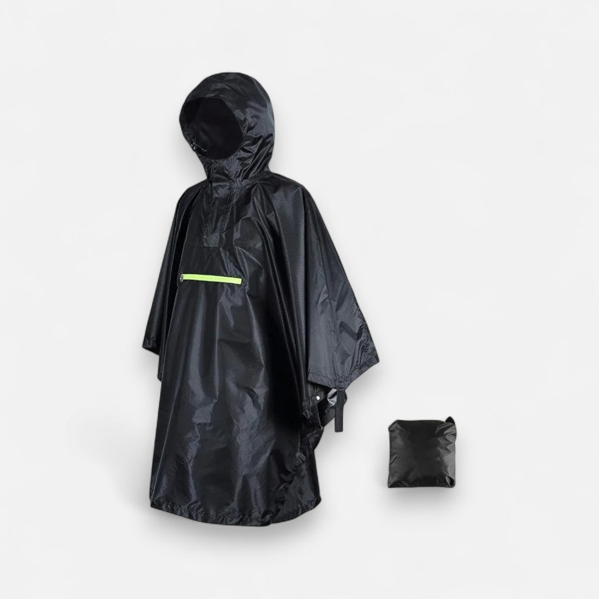 Poncho pluie homme léger avec capuche