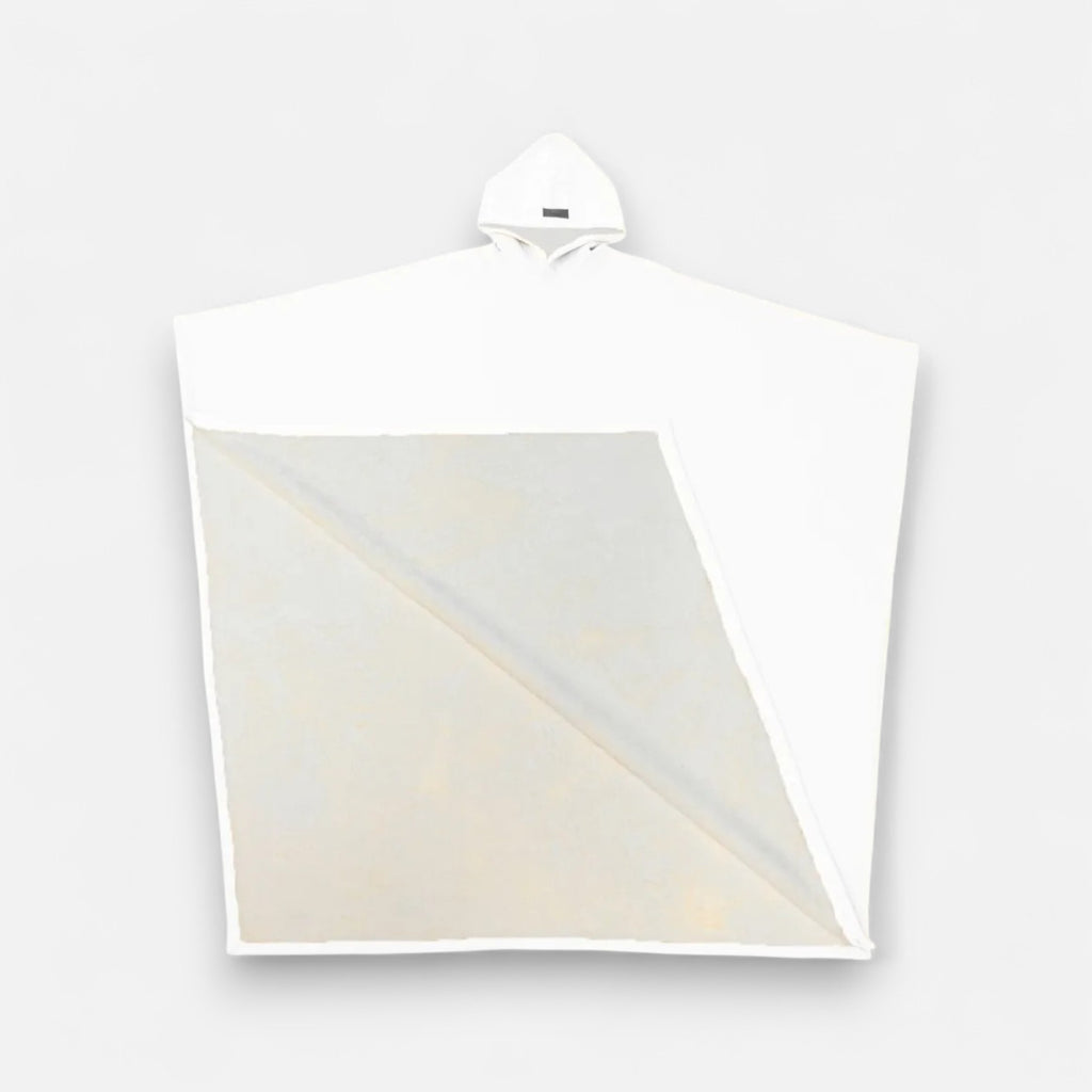 Poncho chaud homme avec capuche