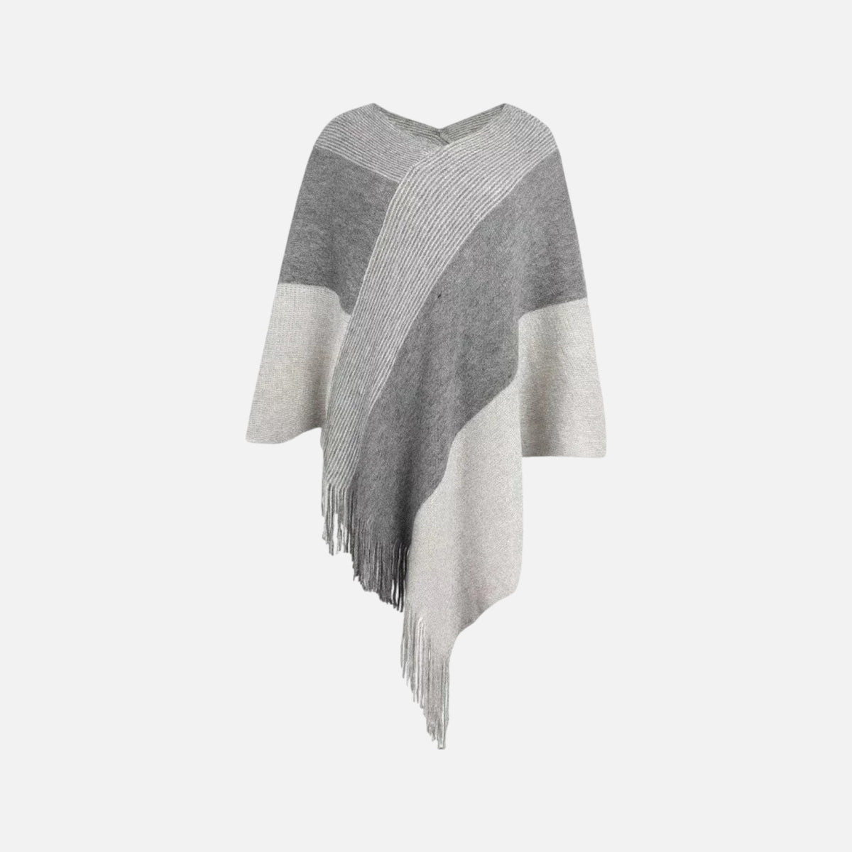 Poncho en laine femme moderne