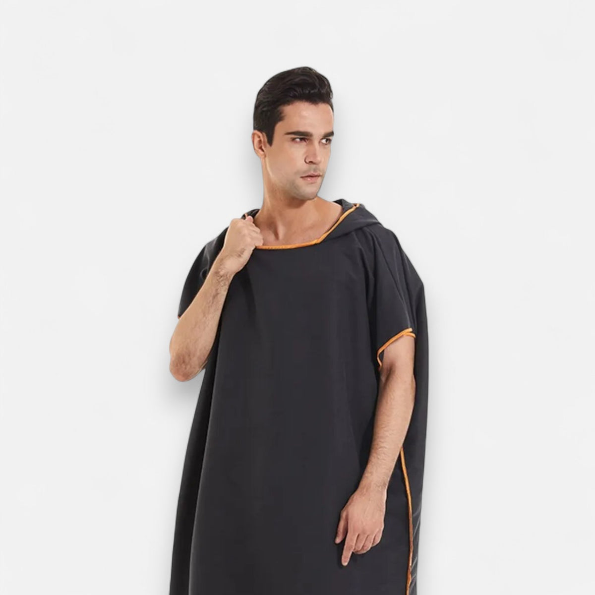 Poncho plage homme microfibre
