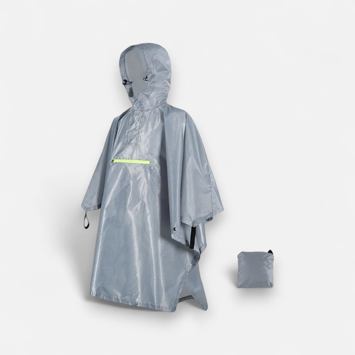 Poncho pluie homme léger avec capuche