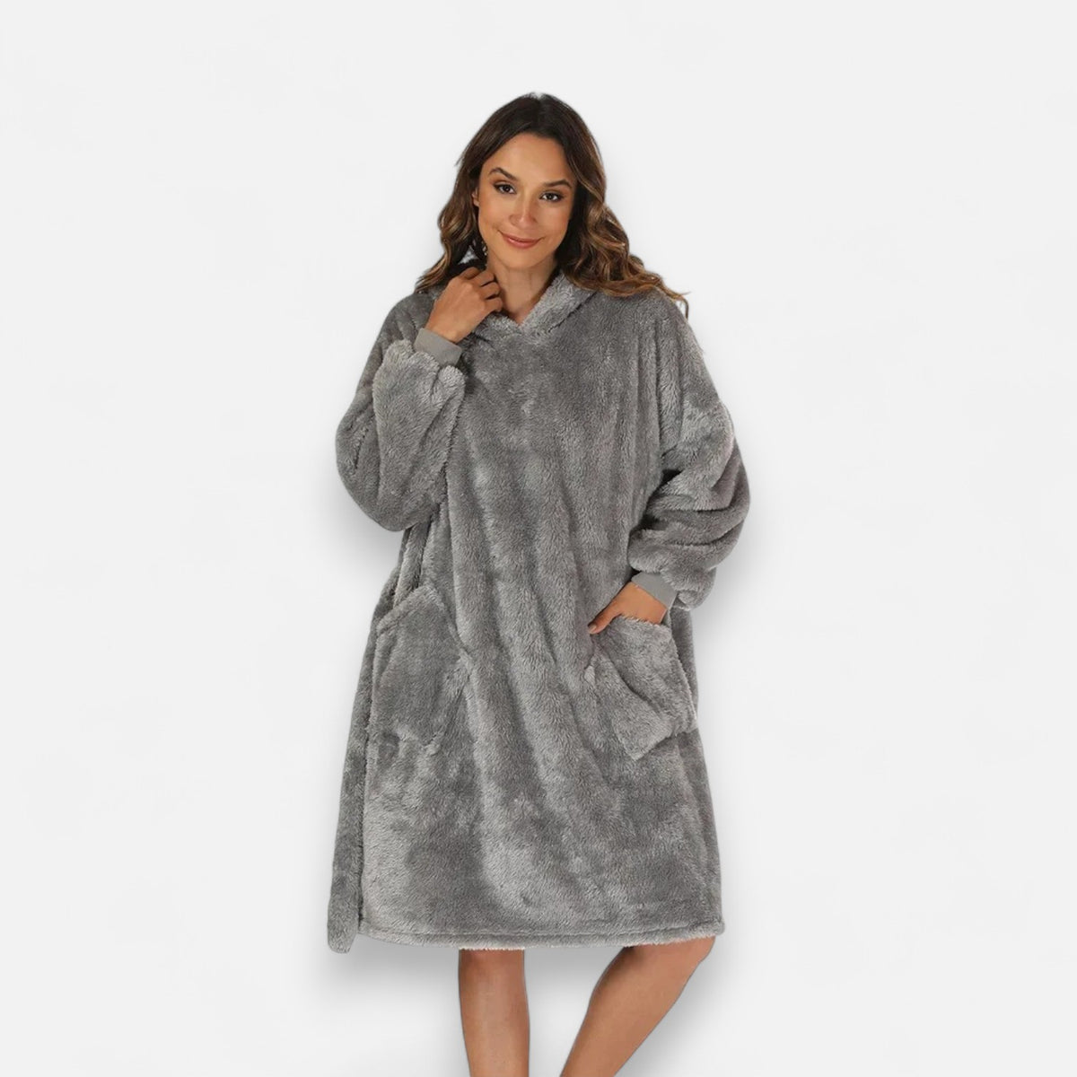 Poncho polaire femme confortable