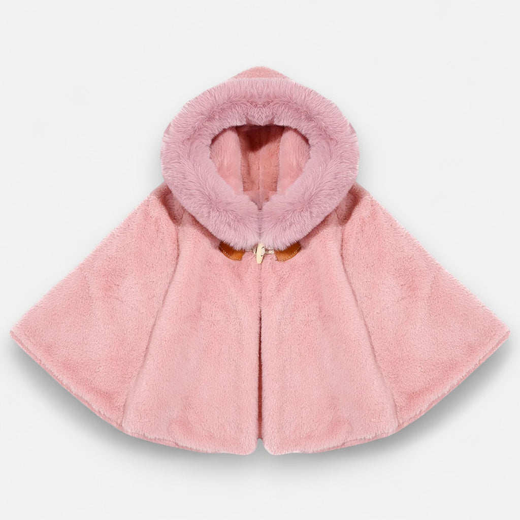 Poncho chaud bébé design raffiné