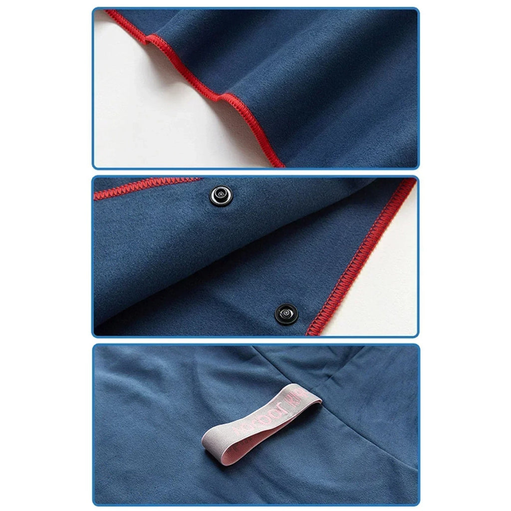 Poncho surf enfant microfibre à capuche