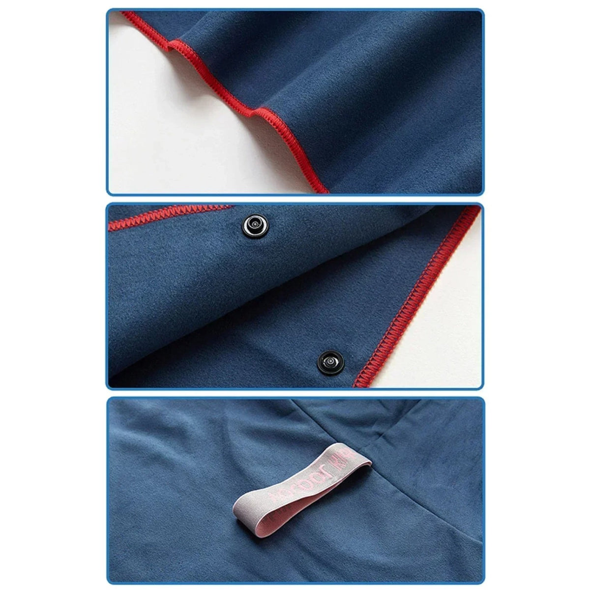 Poncho surf enfant microfibre à capuche