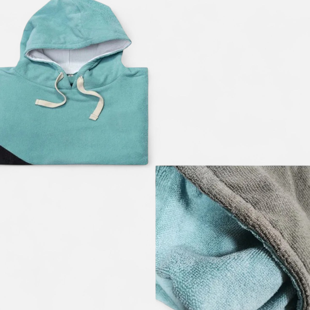 Poncho surf homme bicolore