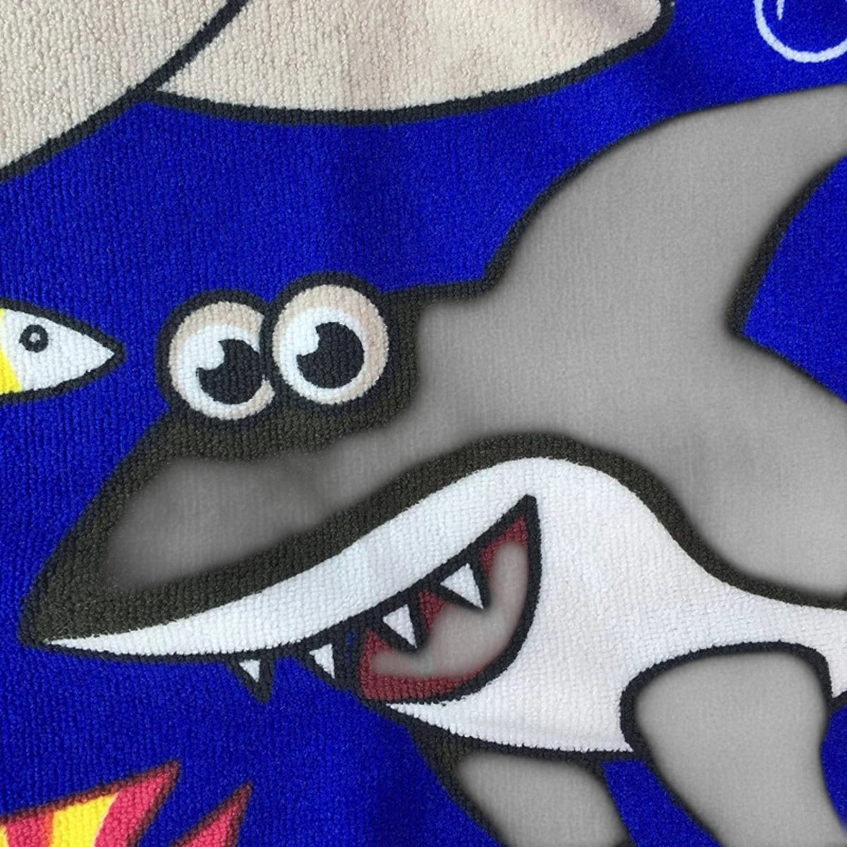Poncho de bain enfant motif requin