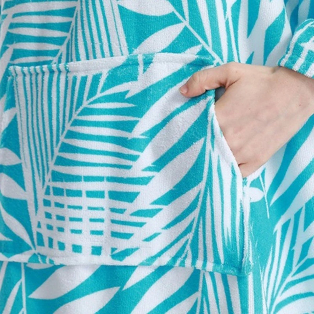 Poncho surf femme tropical