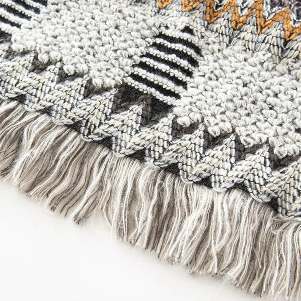 Poncho mexicain en laine