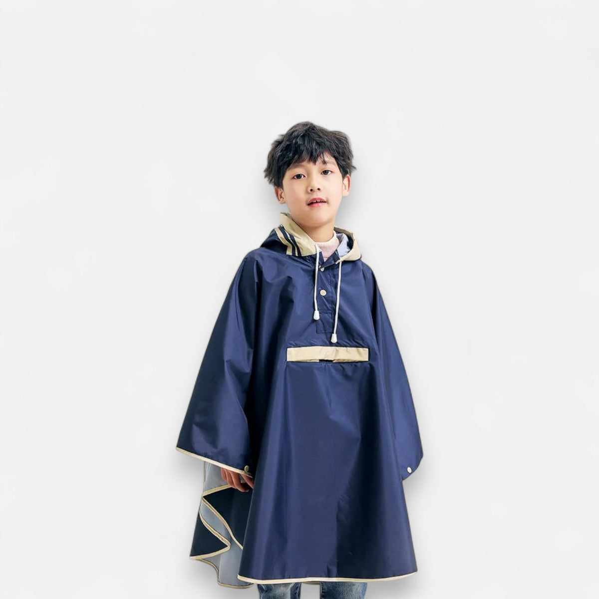 Poncho pluie enfant à capuche