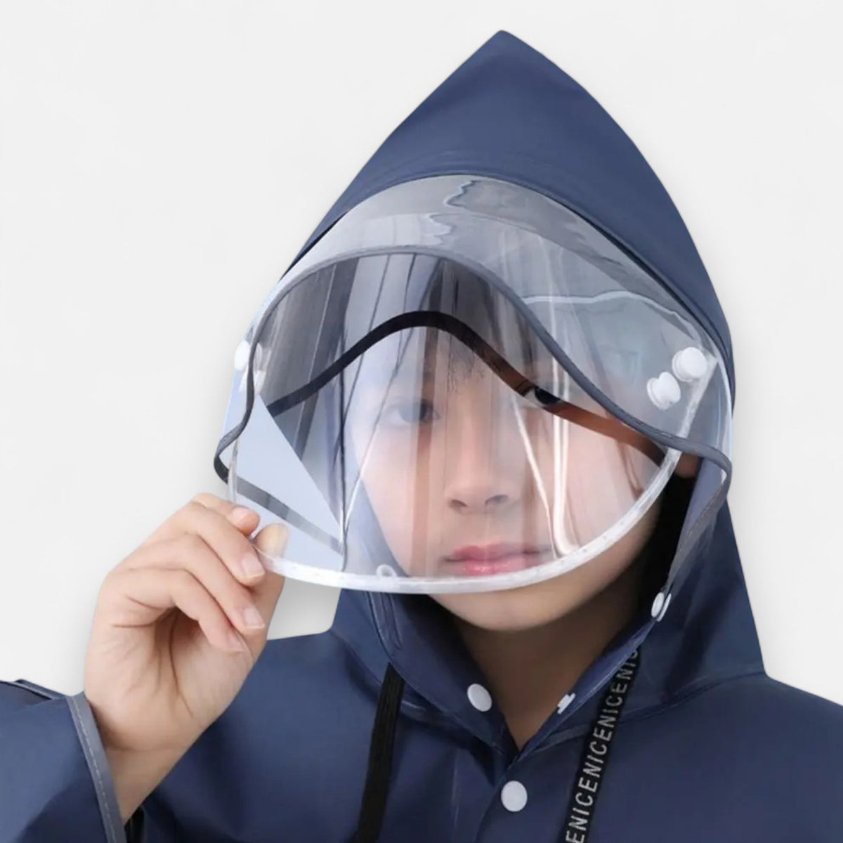 Poncho de pluie enfant avec visière