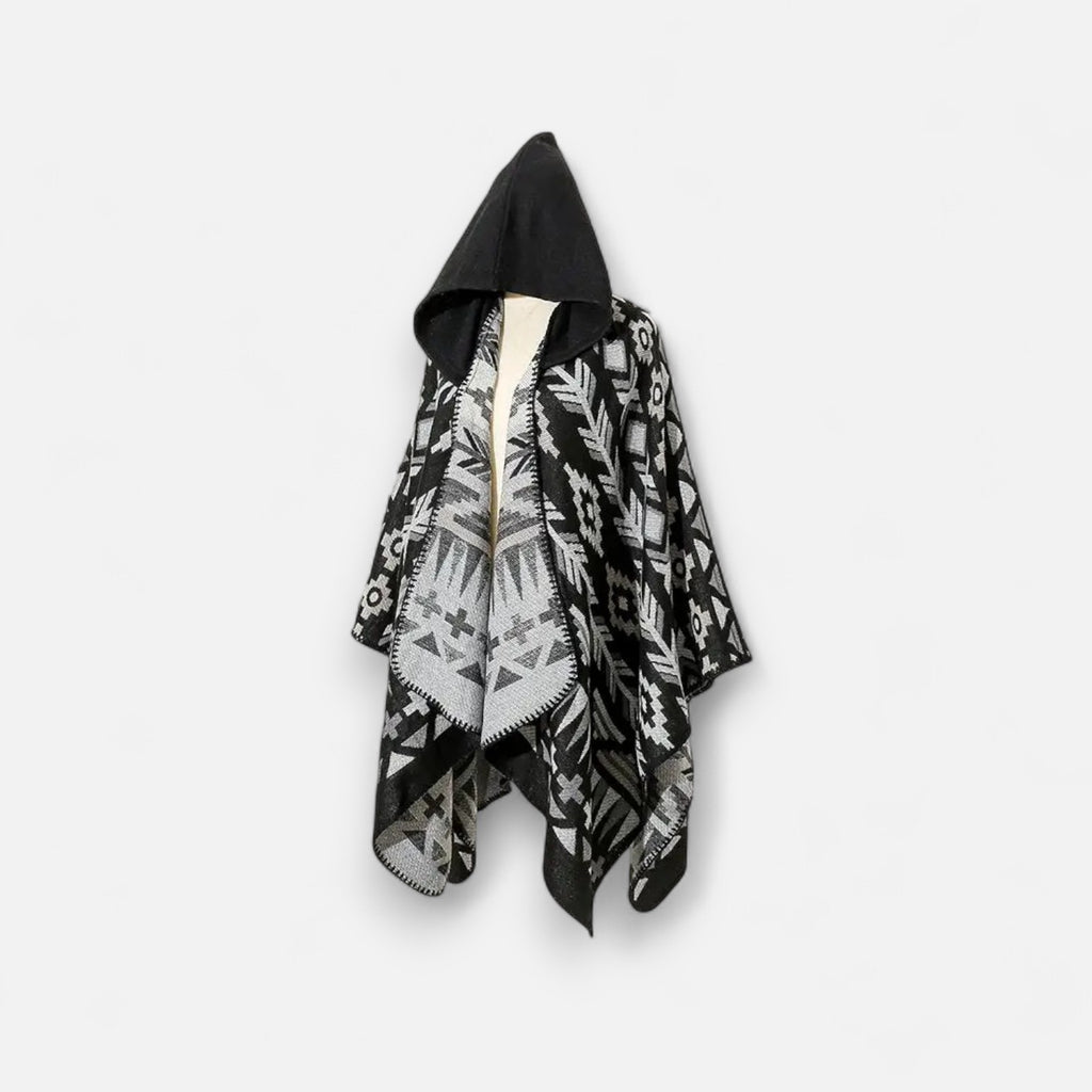 Poncho chaud homme style bohème