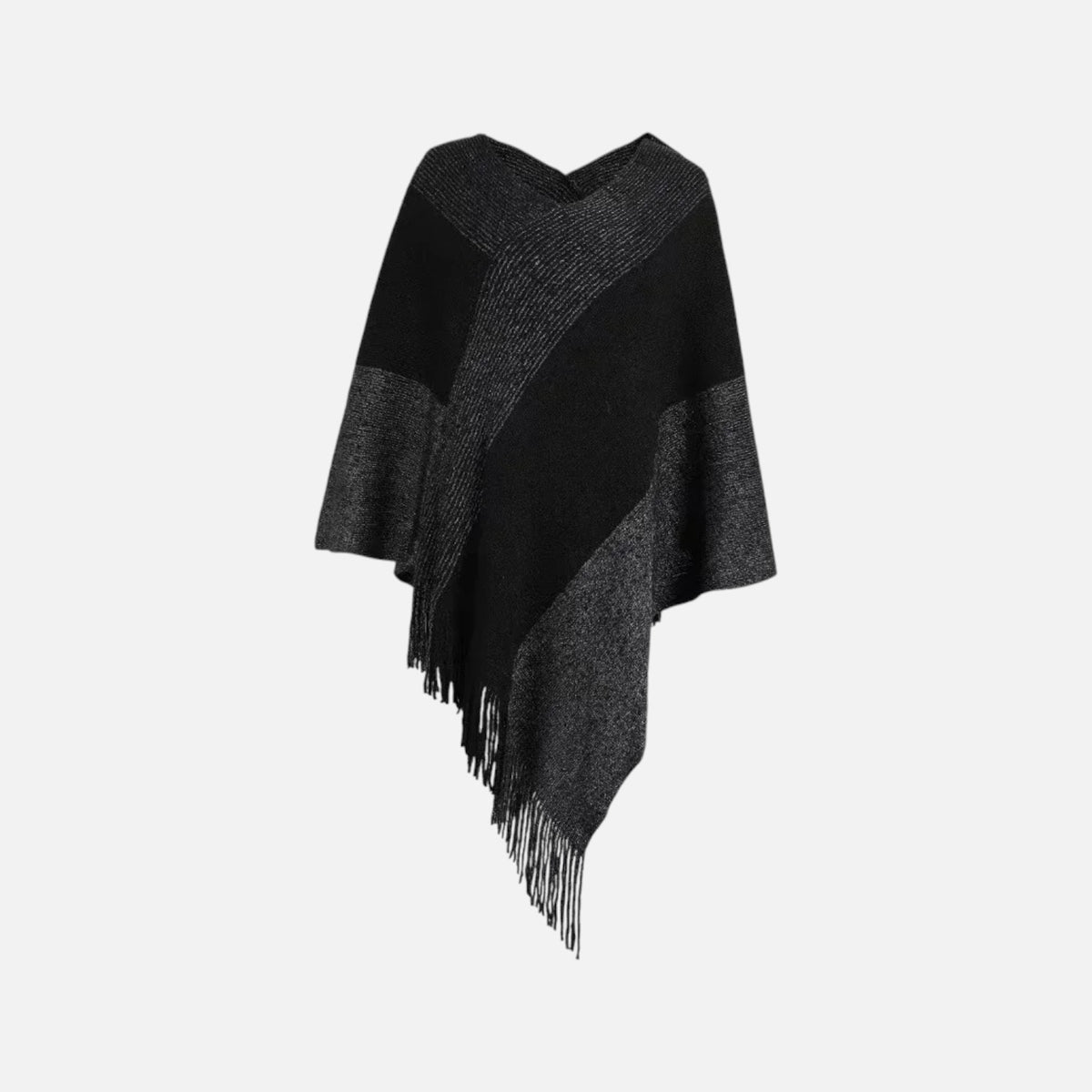 Poncho en laine femme moderne