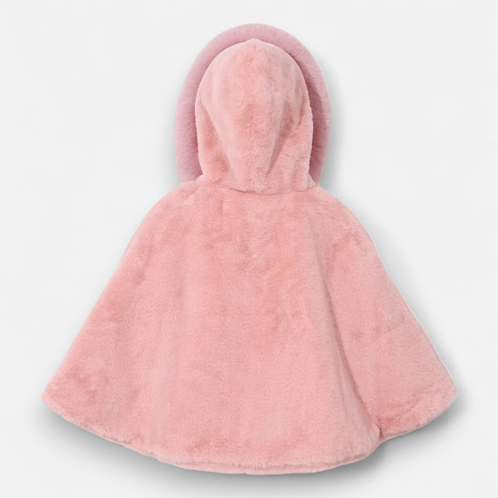 Poncho chaud bébé design raffiné