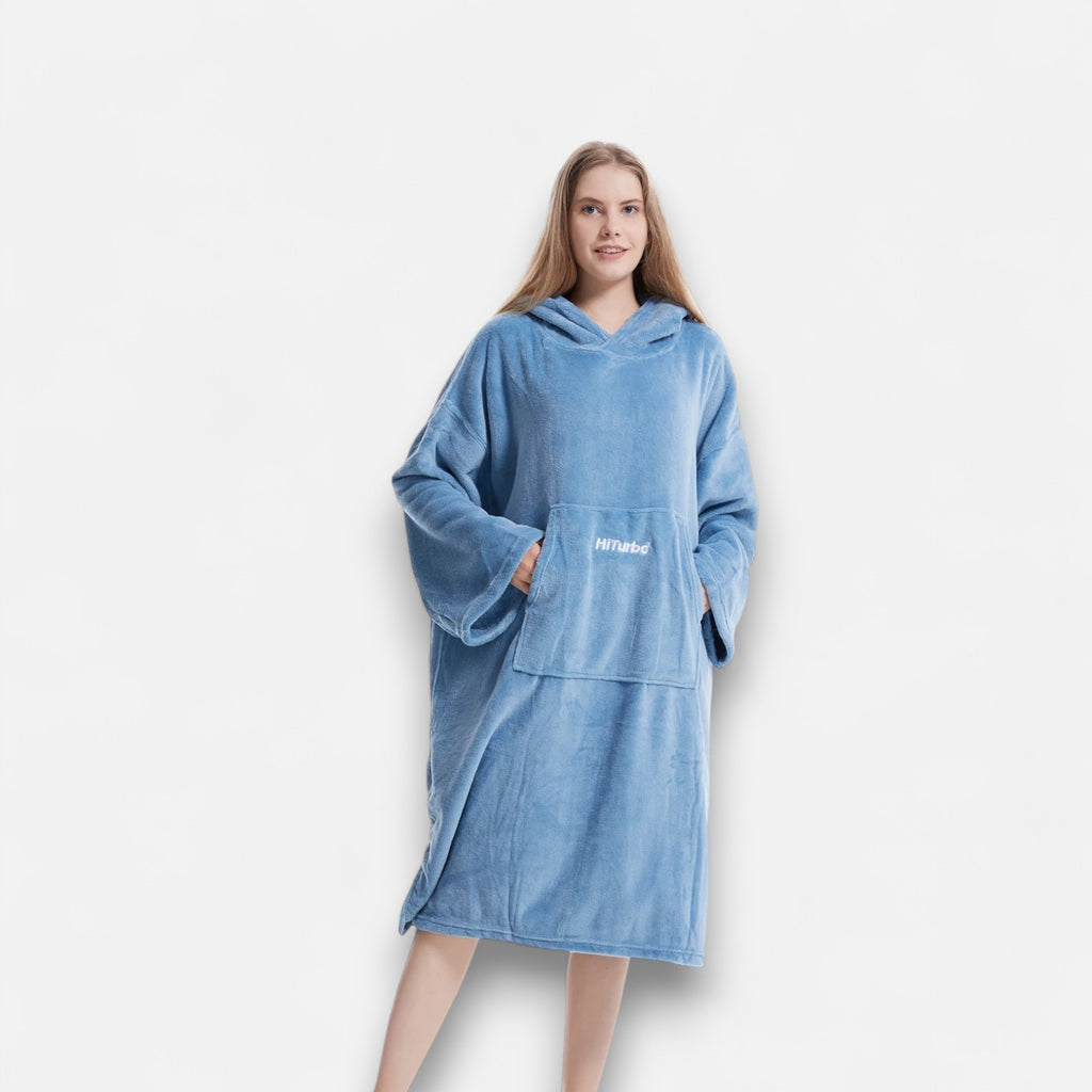 Poncho surf femme avec capuche