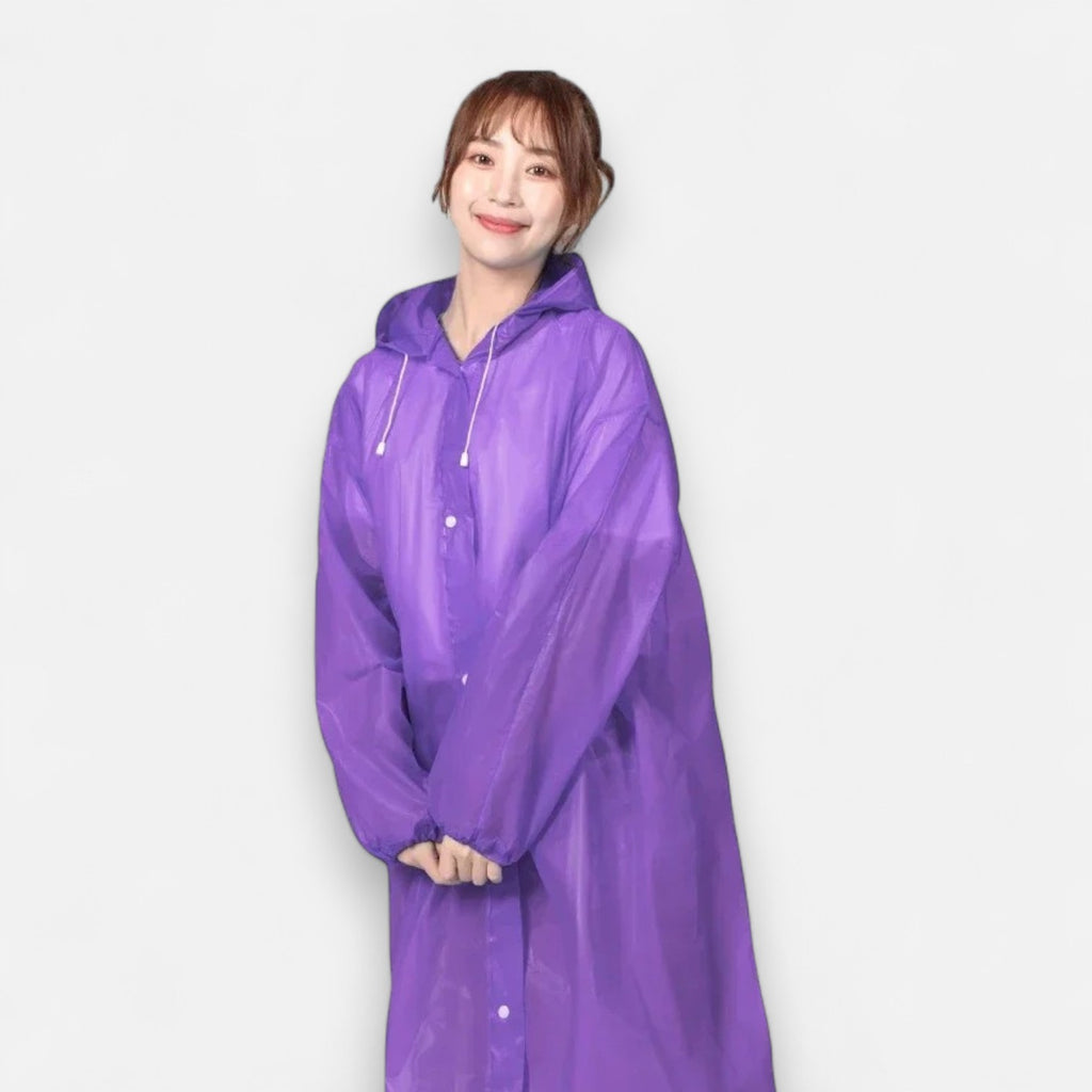Poncho pluie femme pratique