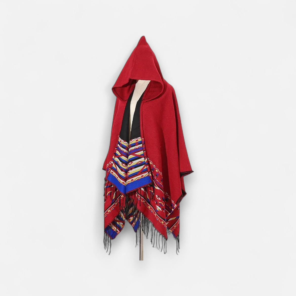 Poncho chaud homme design