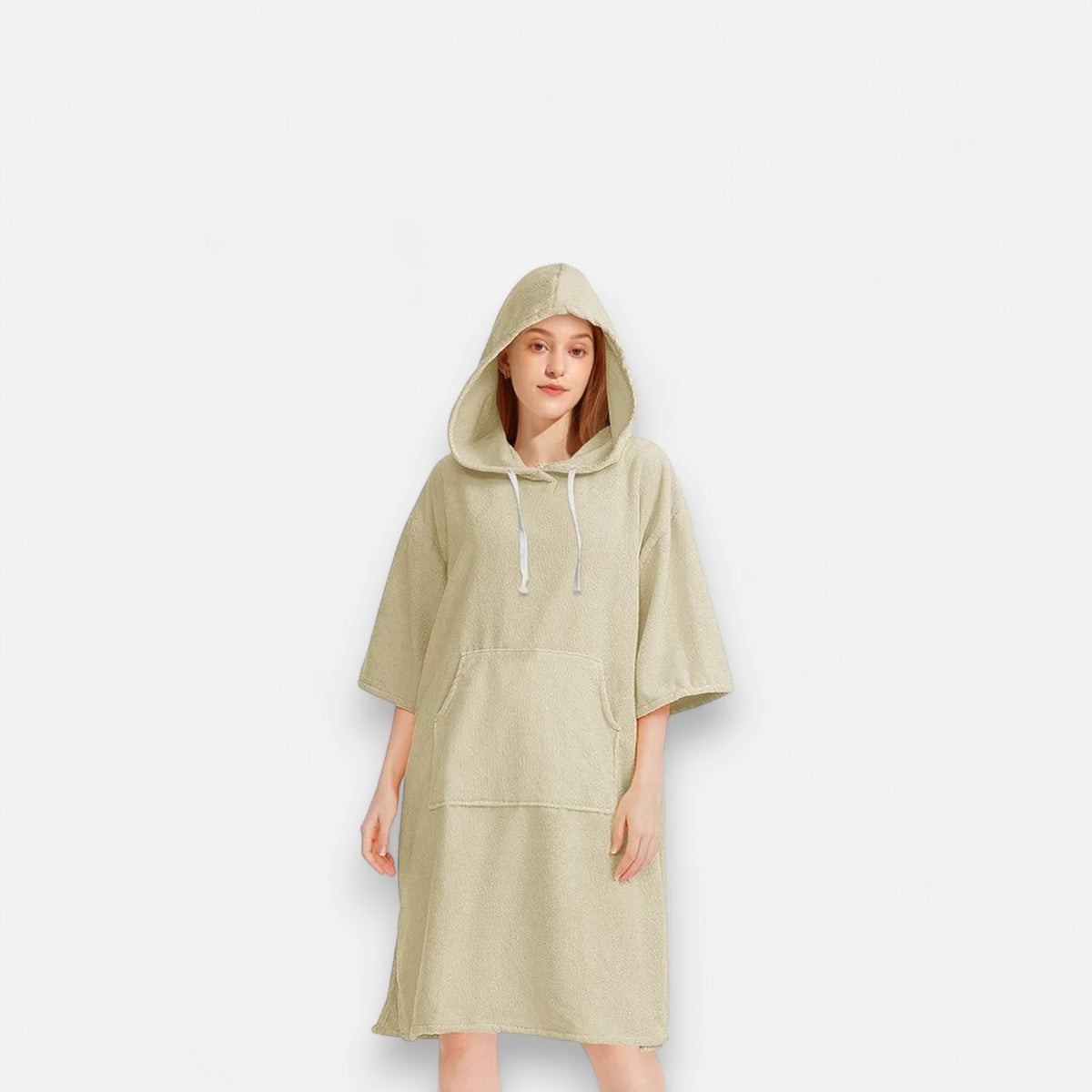 Poncho de bain femme style décontracté