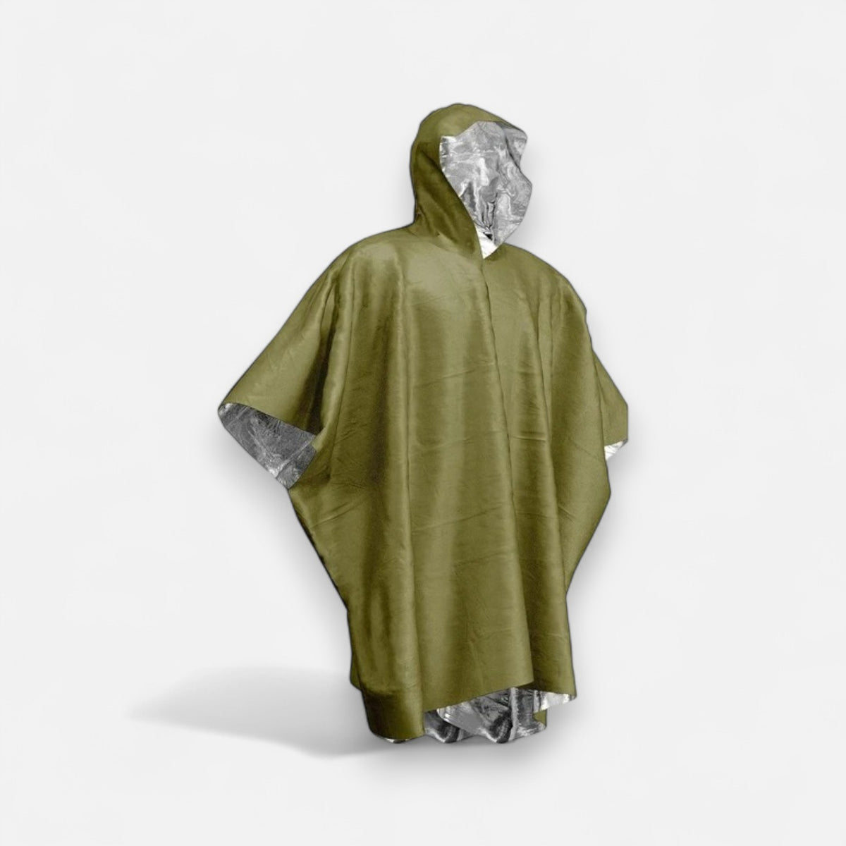 Poncho pluie homme avec doublure