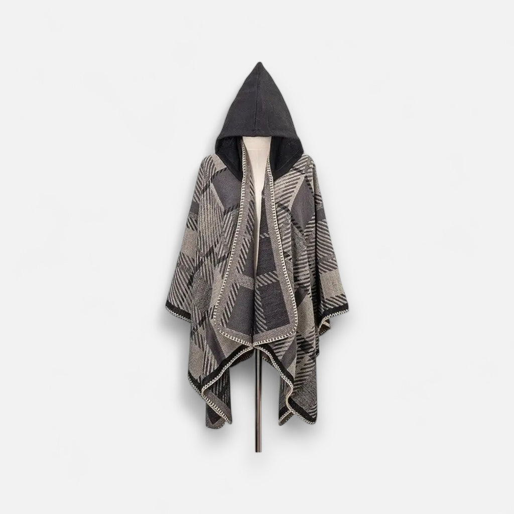 Poncho chaud homme raffiné