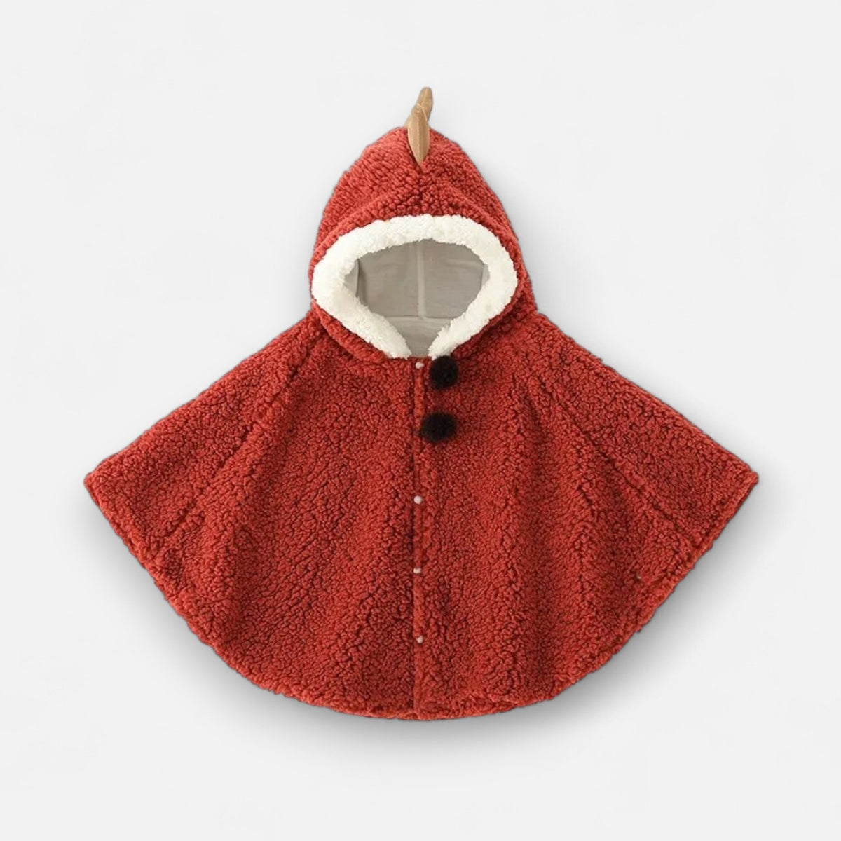 Poncho chaud bébé oreilles d’ourson