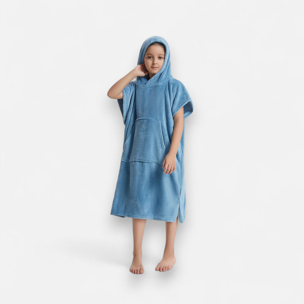 Poncho polaire enfant cocooning