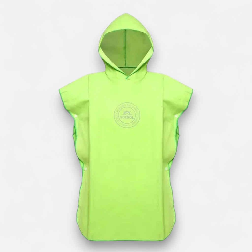 Poncho surf enfant microfibre à capuche