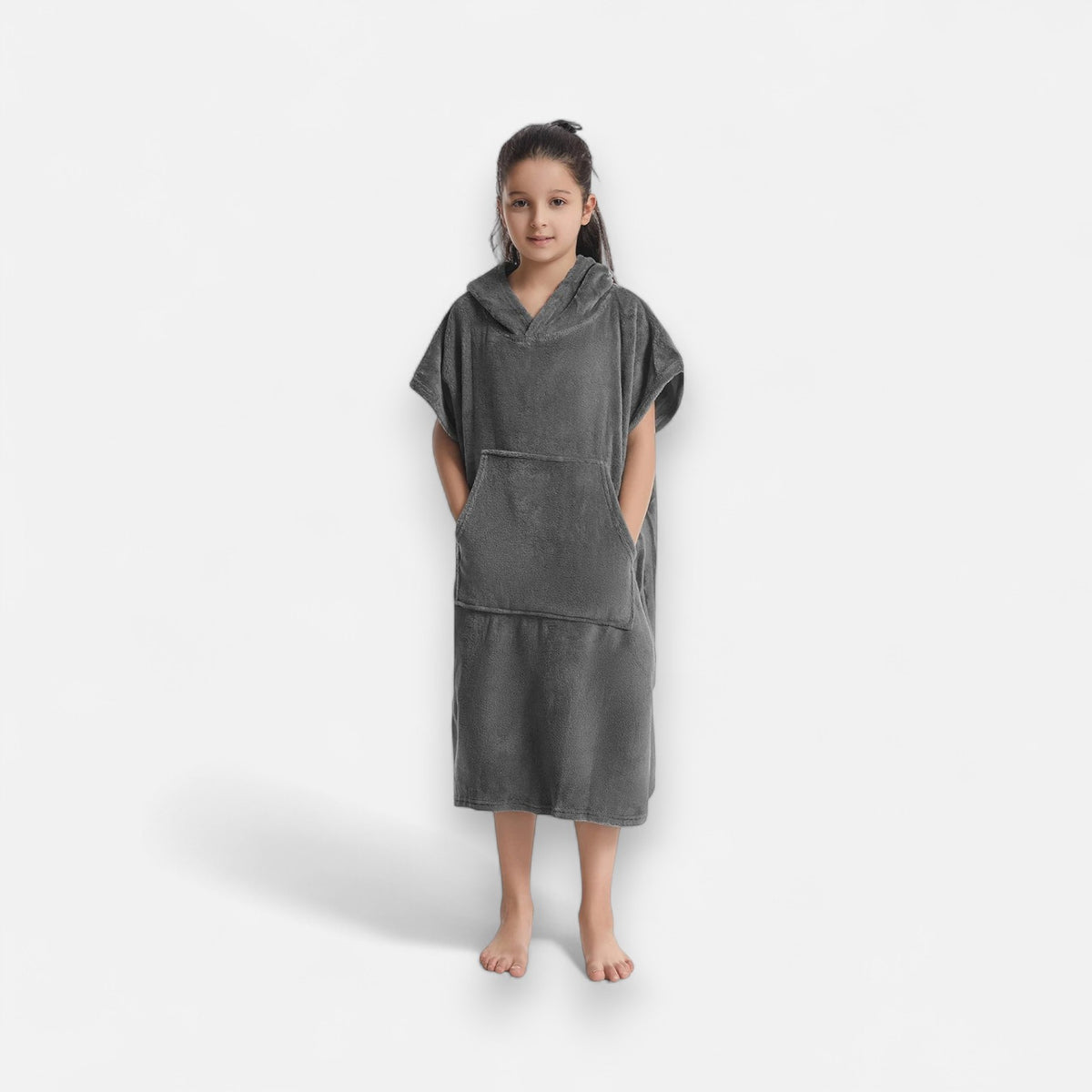 Poncho polaire enfant cocooning