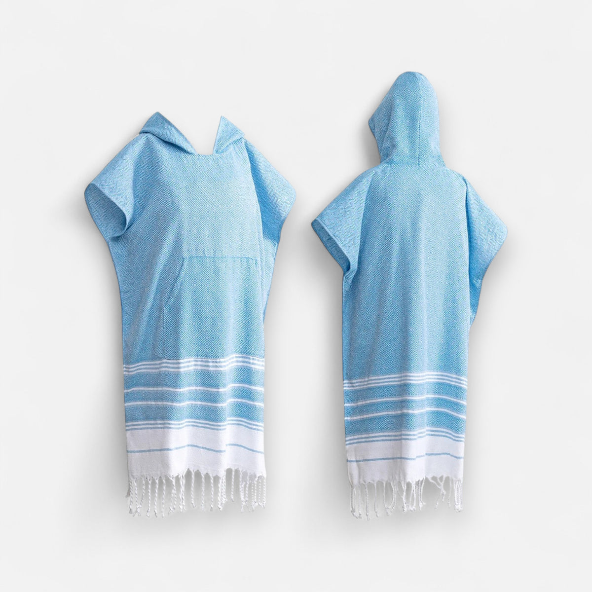 Poncho serviette homme à capuche