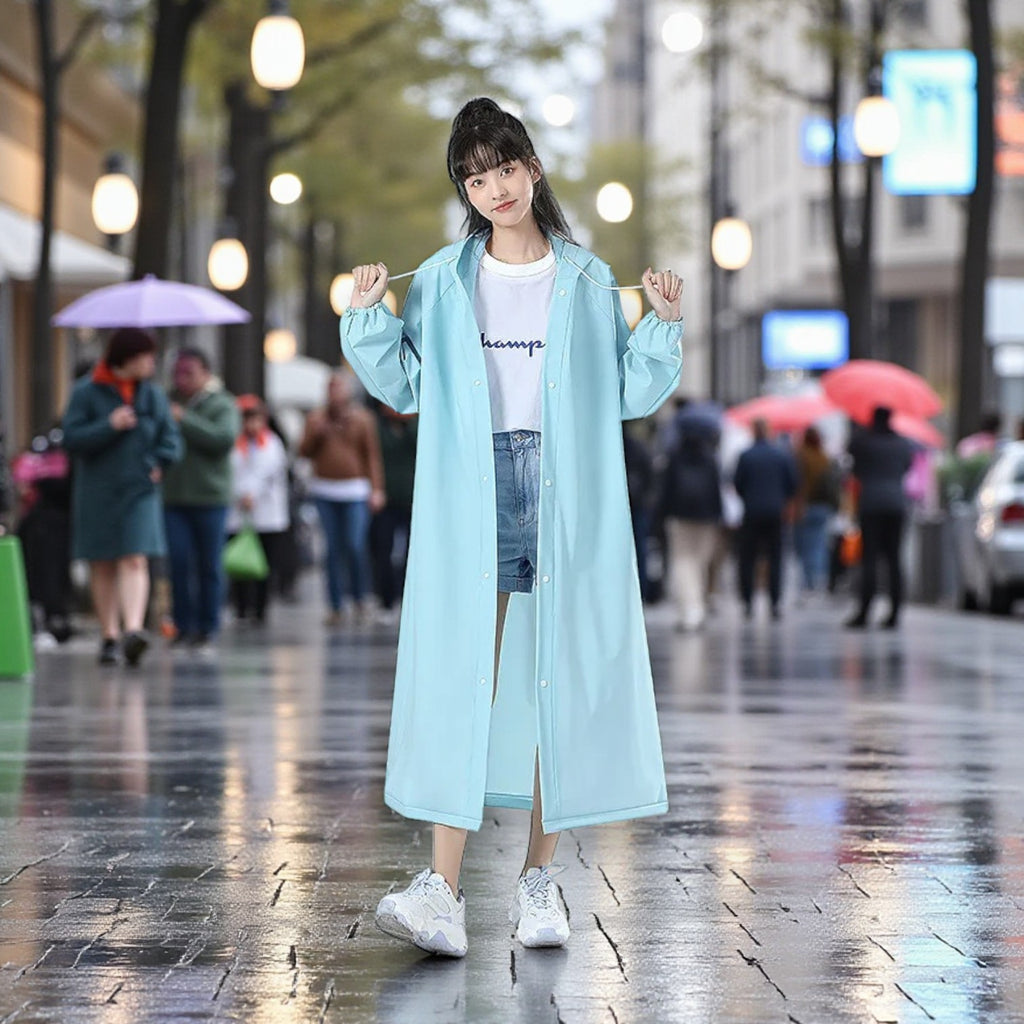 Poncho pluie femme confort