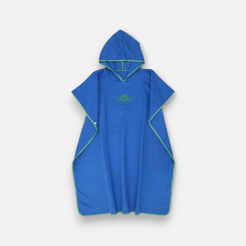 Poncho de bain femme motif poisson