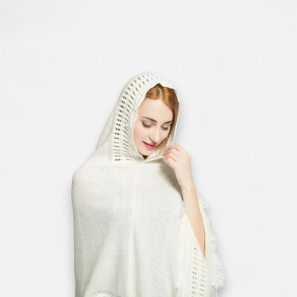 Poncho en laine femme tendance