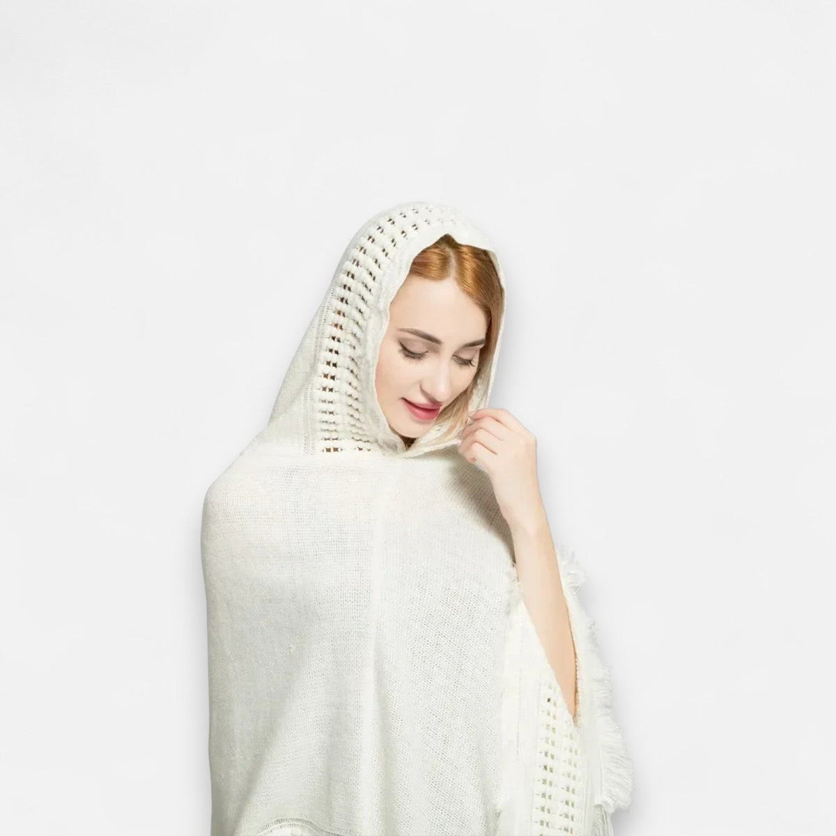 Poncho en laine femme tendance